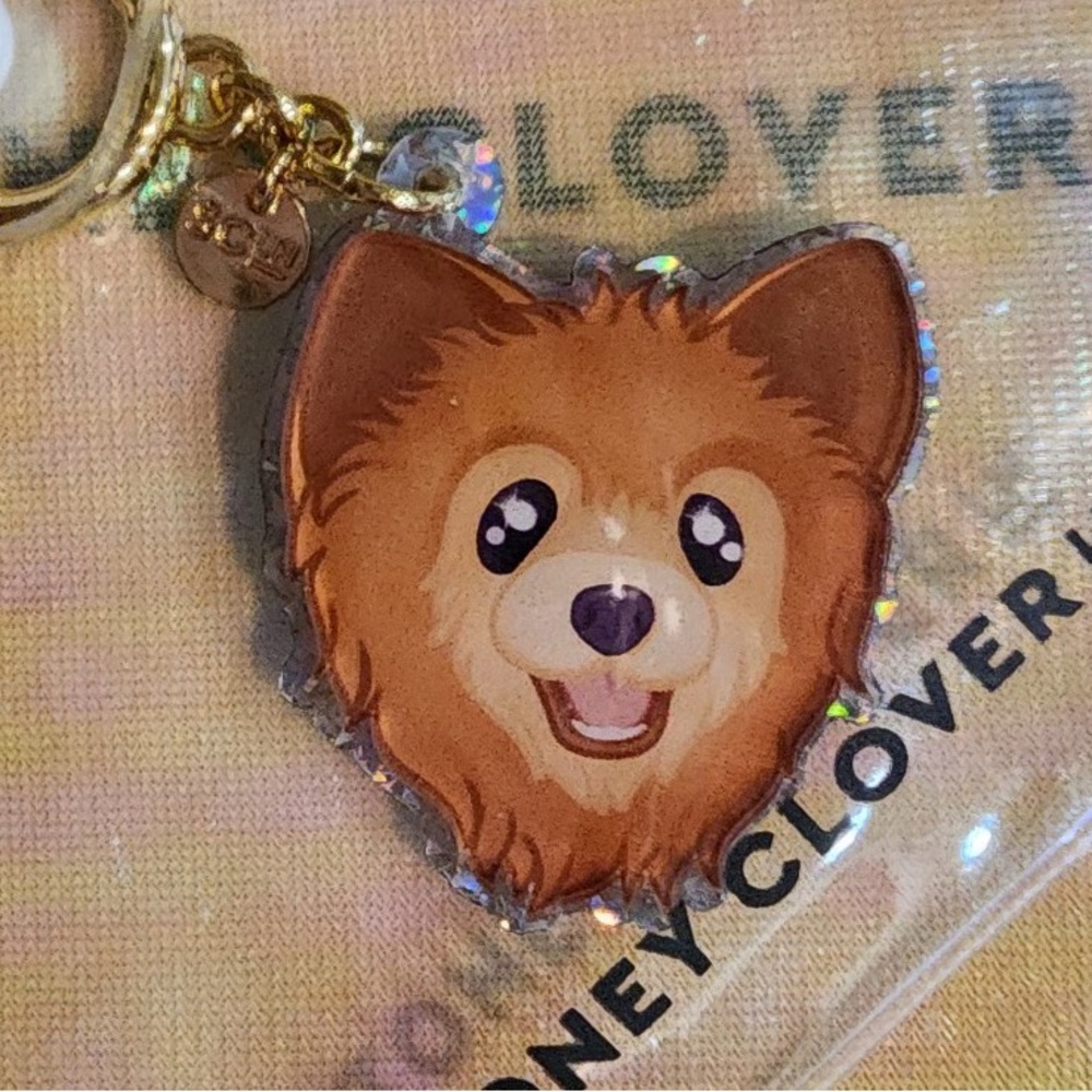 ISO Stoney Clover Lane Belle the Dog Pomeranian bag charm Keychain